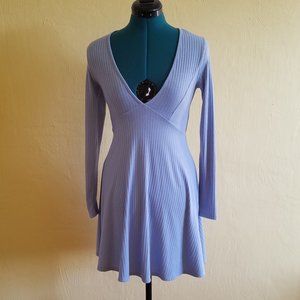 Light Blue Long-Sleeve Dress